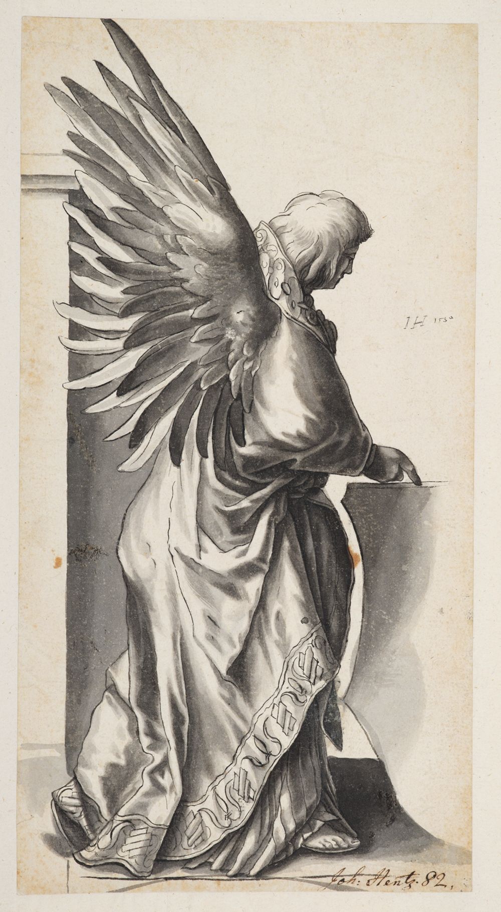 Joseph Heintz (1564) - Wappenhaltender Engel