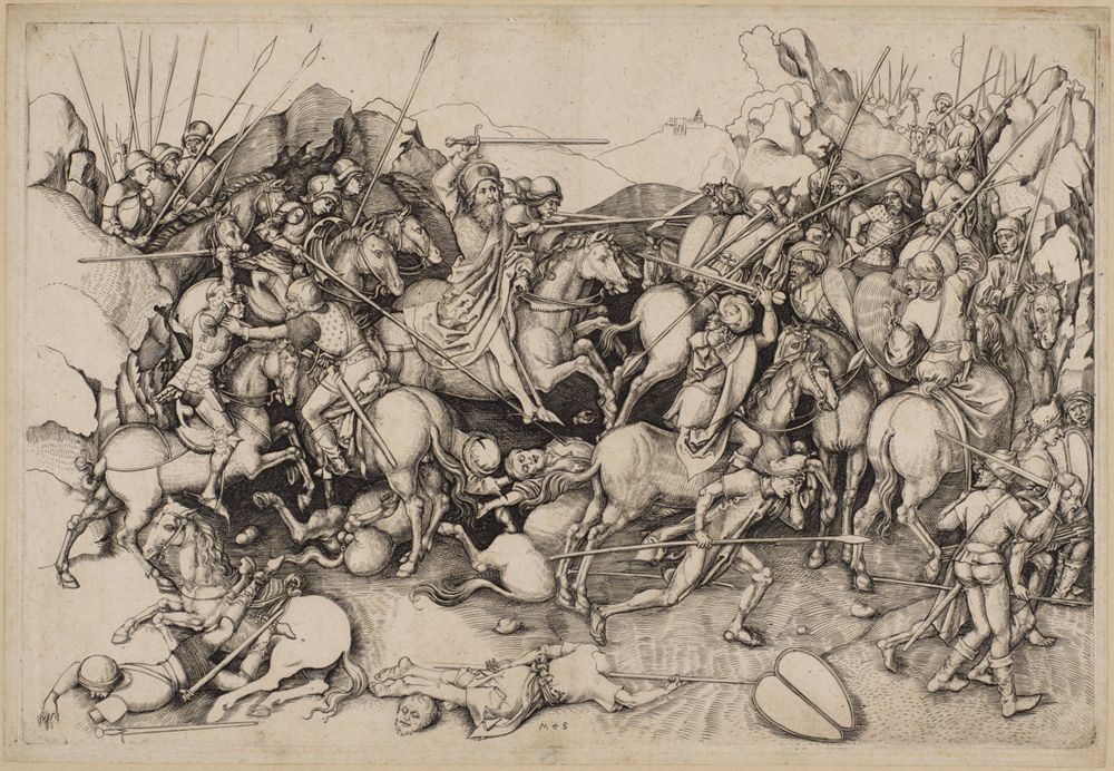 Martin Schongauer - Die Jakobsschlacht
