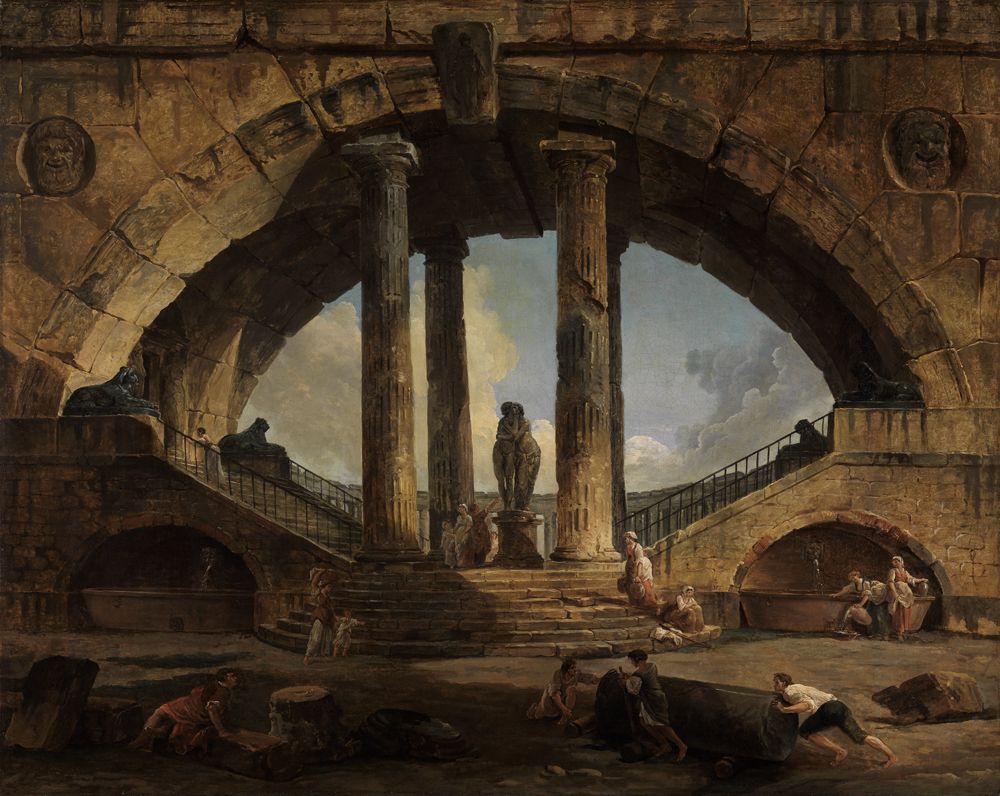 Hubert Robert - Römische Phantasievedute