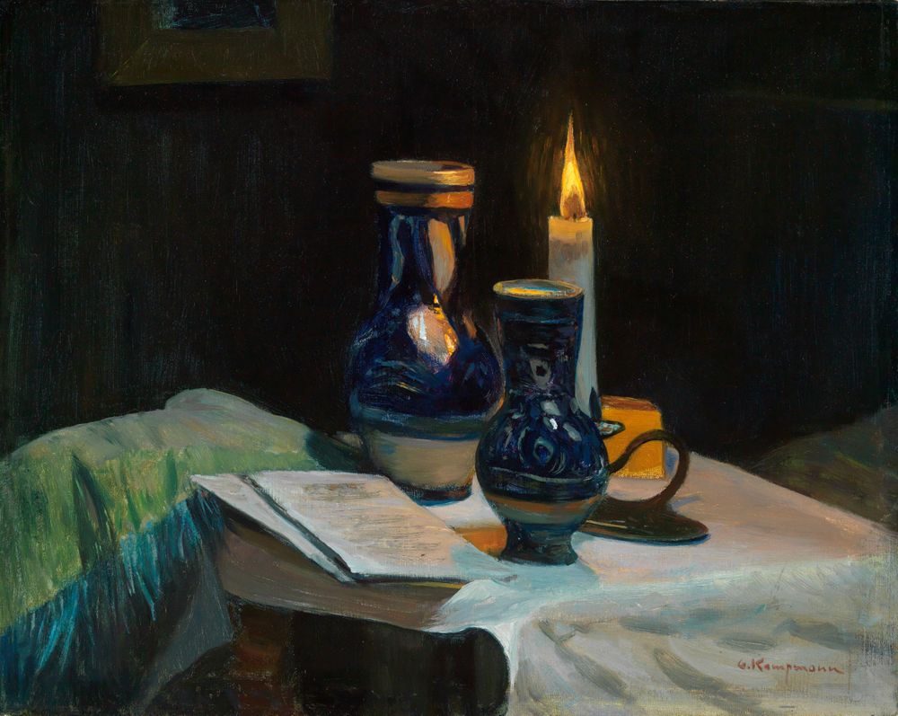 Zwielicht Gustav Kampmann (1912) Staatliche Kunsthalle Karlsruhe