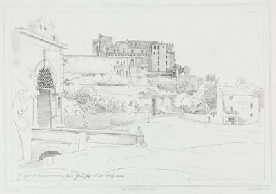 Friedrich Eisenlohr - Rom, der Vatikan von Norden