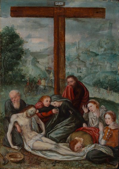 Niederdeutscher Meister - Beweinung Christi