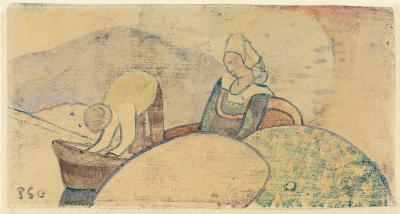 Paul Gauguin - Bretonisches Fischerpaar im Boot