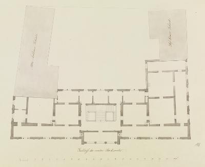 Heinrich Hübsch - Kunsthalle in Karlsruhe: Grundriss des zweiten Stockwerks