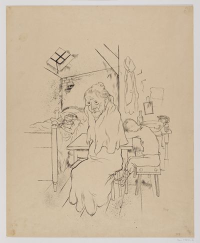 George Grosz - Armut ist ein großer Glanz von innen