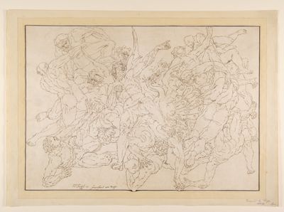 Johann Gottlieb Prestel - Der Engelsturz