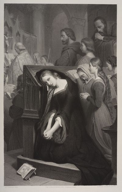 Alphonse François - Marguérite à lÉglise