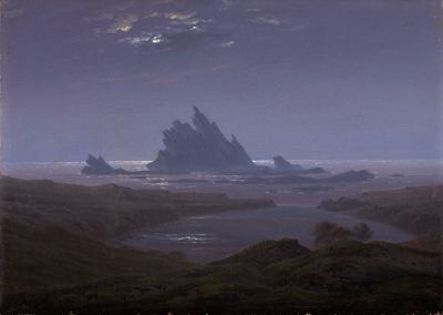 Caspar David Friedrich - Felsenriff am Meeresstrand