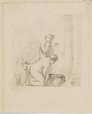 Claude Henri Watelet - Frau beim Bad (Taufe?)