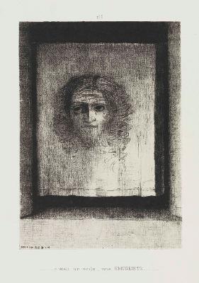 Odilon Redon - C´était un voile ..., pl. 1
