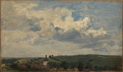 Wilhelm Gustav Friedrich Hasemann - Dorf auf der Höhe