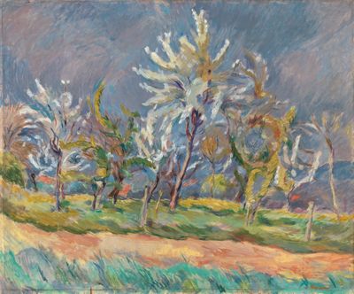 Edmund Conrad Ferdinand von Freyhold - Frühlingslandschaft