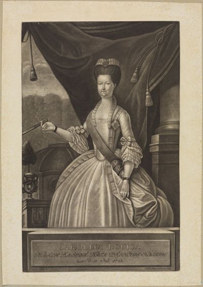 August Hermann Jakob Degmair - Karoline Luise von Hessen Darmstadt, Markgräfin von Baden 1723-1783
