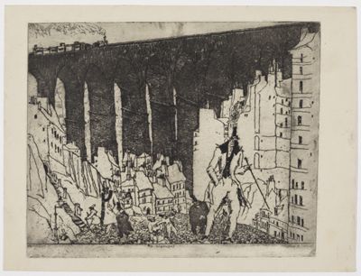 Lyonel Feininger - The Disparagers (Die Höhnenden)
