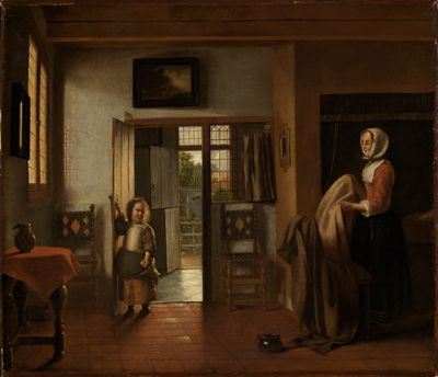 Pieter de Hooch - Im Schlafzimmer