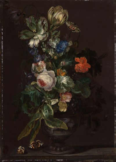 Jacob Campo Weyerman - Blumenstrauss in Vase