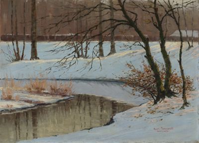 Karl Dussault - Sonniger Wintertag