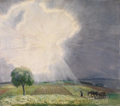 Albert Haueisen - Frühling in Bernau