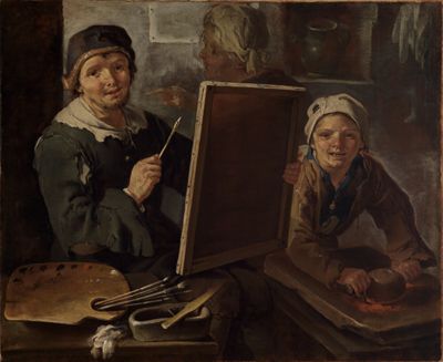 Giacomo Francesco Cipper - Der Maler in seiner Werkstatt