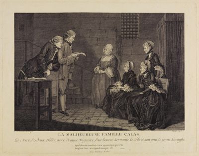 Jean-Baptiste-Joseph Delafosse - La Malheureuse Famille Calas