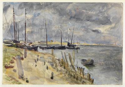 Max Slevogt - Hafen von Norderney