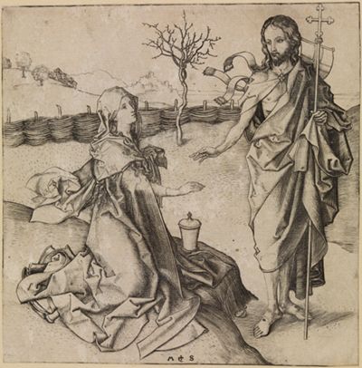 Martin Schongauer - Noli me tangere