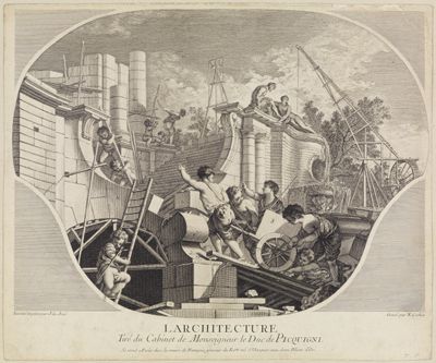 Charles Nicolas Cochin (1688) - Die Architektur