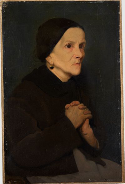 Theodor Poeckh - Betende Frau