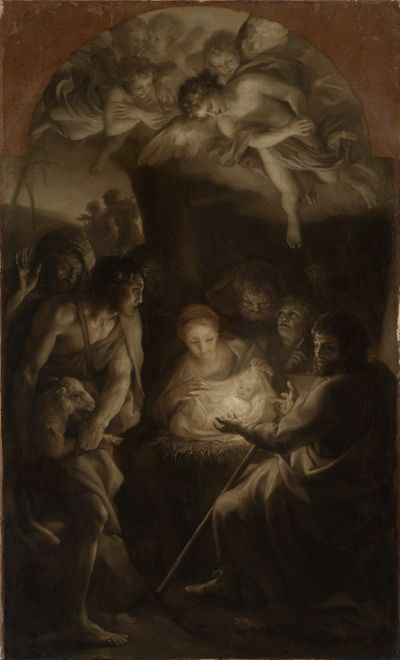 Anton Raphael Mengs - Die Anbetung der Hirten