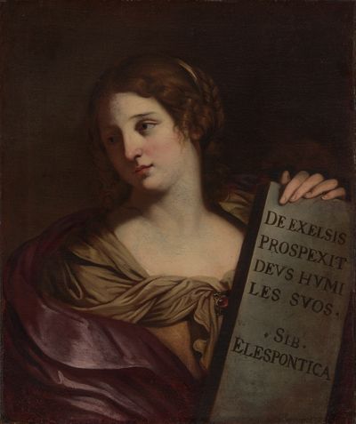 Guercino (Nachahmer) - Die hellespontische Sibylle