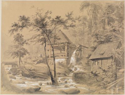 Georg Maria Eckert - Sägemühle in Ebersbach bei Simonswald