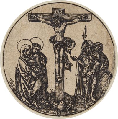 Monogrammist HS - Christus am Kreuz