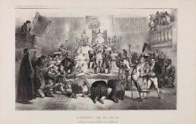 J. J. Grandville - Elévation de la poire