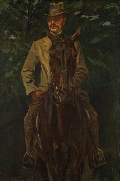 Wilhelm Trübner - Reiterbildnis