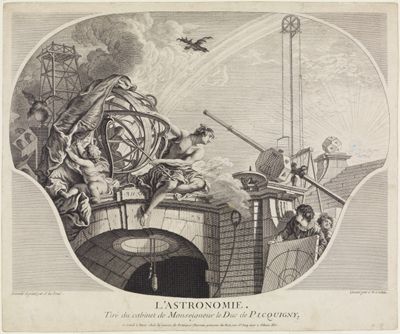 Charles Nicolas Cochin (1688) - Die Astronomie