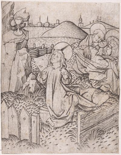 Meister E.S. - Christus am Ölberg