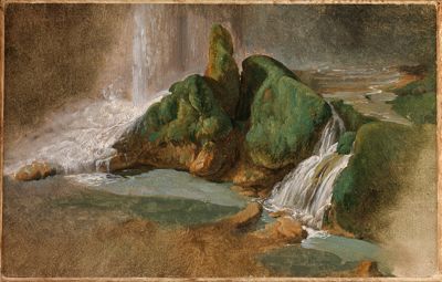 Simon Denis - In der Neptunsgrotte bei Tivoli