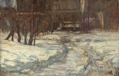 Rudolf Schulte im Hofe - Der Englische Garten in München im Schnee