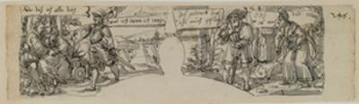 Hans Jakob Plepp - Entwurf für ein Oberbild mit den Lebensaltern des Mannes
