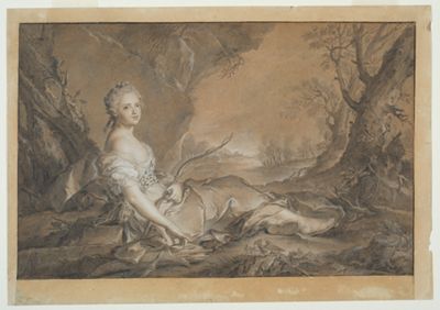 Jean-Marc Nattier - Madame Adélaïde als Diana