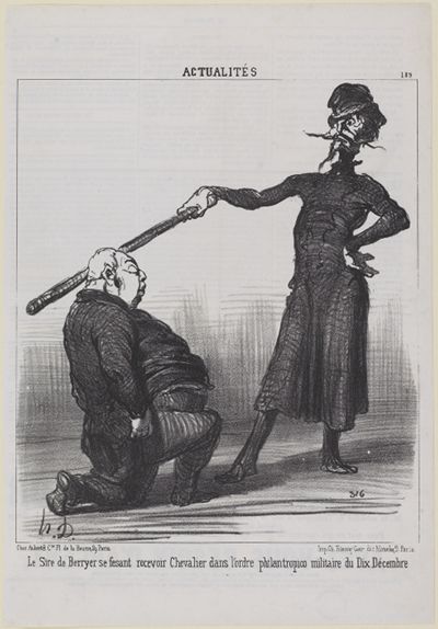 Honoré Daumier - Le Sire de Berryer ...