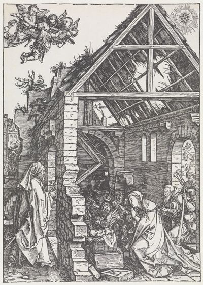 Albrecht Dürer - Die Geburt Christi (Anbetung der Hirten)