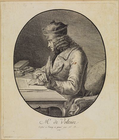 Stanislas Jean de Boufflers (Marquis) - Der schreibende Voltaire
