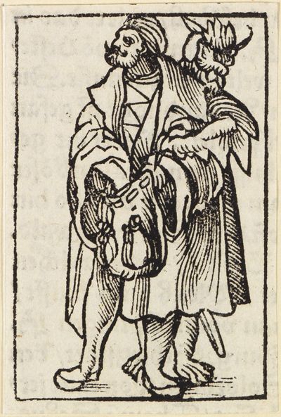 Niklaus Manuel, gen. Deutsch - Bürger greift in die Tasche