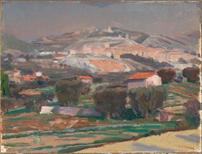 Ernst Benedikt Noether - Landschaft in der Provence