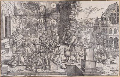 Meister der Anbetung der Hirten - Anbetung der Hirten