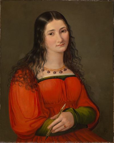 Sophie Reinhard - Selbstbildnis (Junge Römerin)