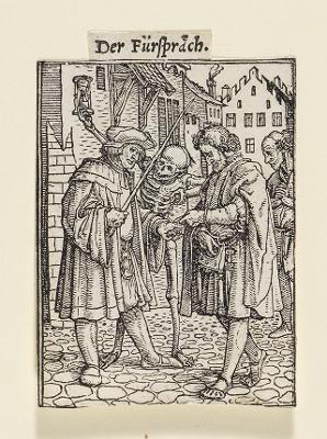 Hans Holbein (1497) - Der Fürsprech (Totentanz)