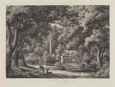 Johann Christian Reinhart - In Villa Borghese