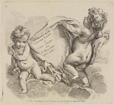 Pierre-Alexandre Aveline(?) - Titelblatt (Second Livre)
